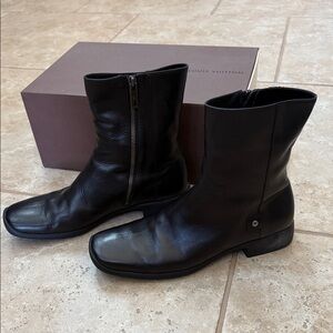 Louis Vuitton Sleek Black Men's Boots
